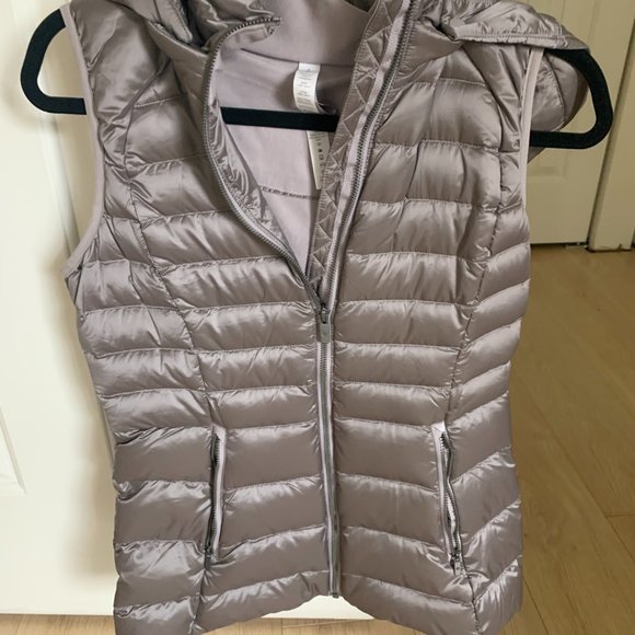 Lululemon pack it down vest - size 4 - shine lunar rock - Picture 2 of 4